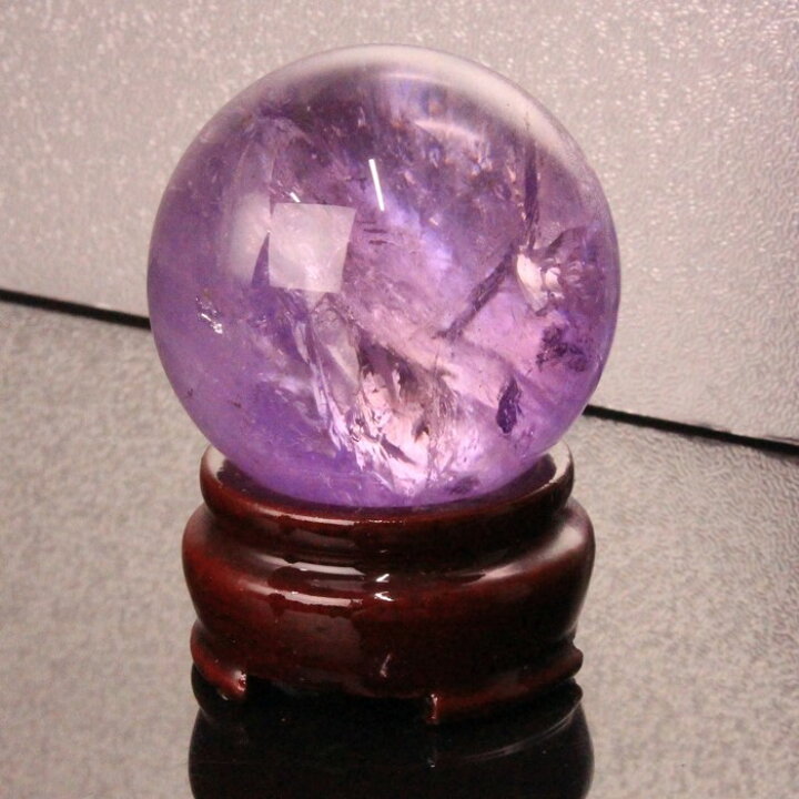 楽天市場】【48mm】アメジスト 丸玉｜アメシスト Amethyst 紫水晶 