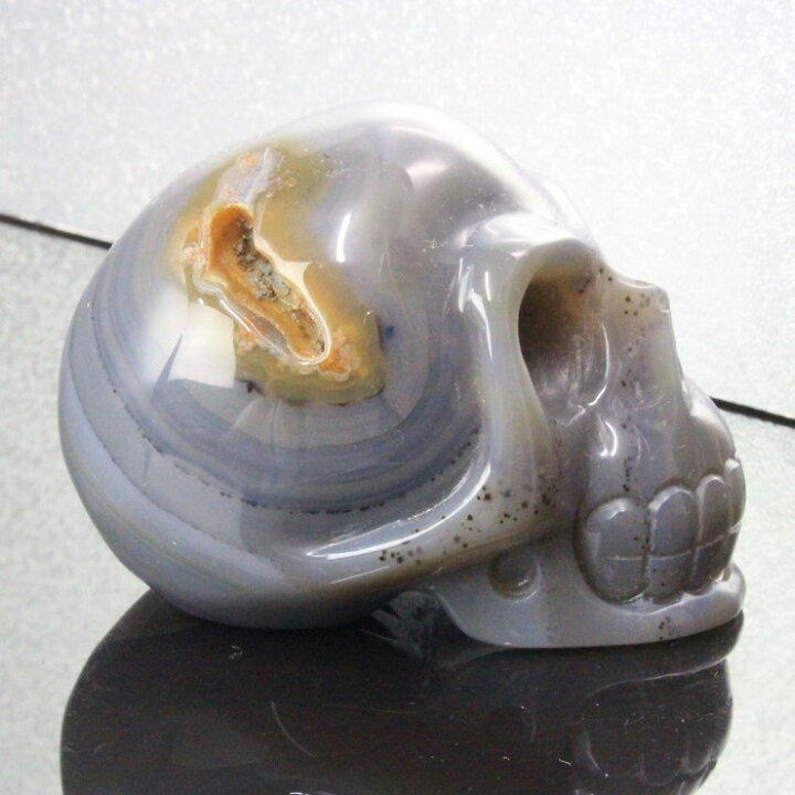 楽天市場】瑪瑙[メノウ] ドクロ｜メノウ めのう アゲート 瑪瑙【Scull 