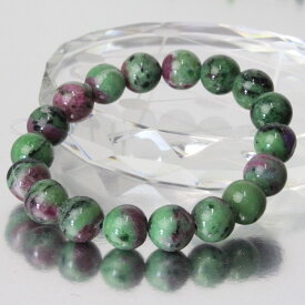 【一点物】ルビーインゾイサイト ブレスレット｜Ruby in Zoisite アニョライト ルビーインゾイサイト【ブレスレット 腕輪 ブレスレッド バングル Bracelet Bangle 数珠】メンズ Men's レディース Ladies 限定 天然石 ルビーインゾイサイト