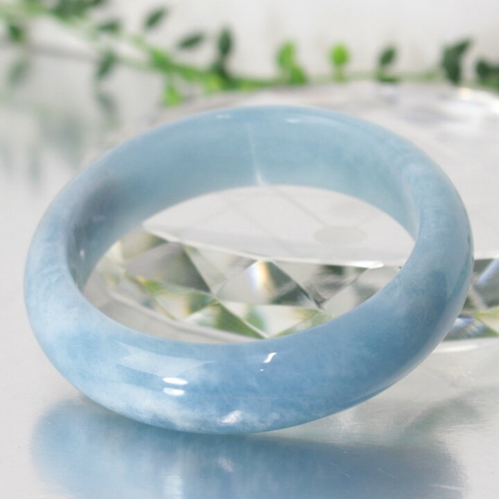 楽天市場】【一点物】【女性用SSサイズ】アクアマリン バングル｜藍玉