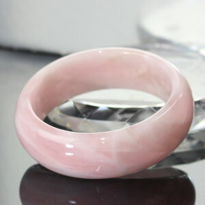 【女性用Lサイズ】ローズクォーツバングル|Rose紅水晶ローズクォーツ【BraceletBangle腕輪ブレスレットバングル】メンズレディース一点物アイテム天然石ローズクォーツ