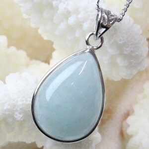 ANA} y_gb~L[ANA Β Aquamarine ANA} lbNX y_g Necklace lbNX PendantbY fB[X VR COAi ANA}y|C