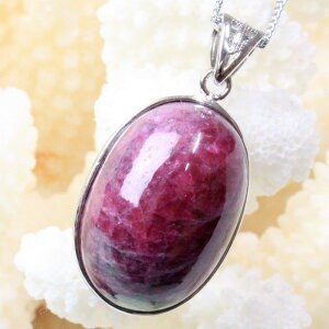 r[C]CTCg y_gbAjCg r[ Ruby in Zoisite r[C]CTCg lbNX y_ggbv Pendant NecklacebY fB[X  _ p[Xg[ r