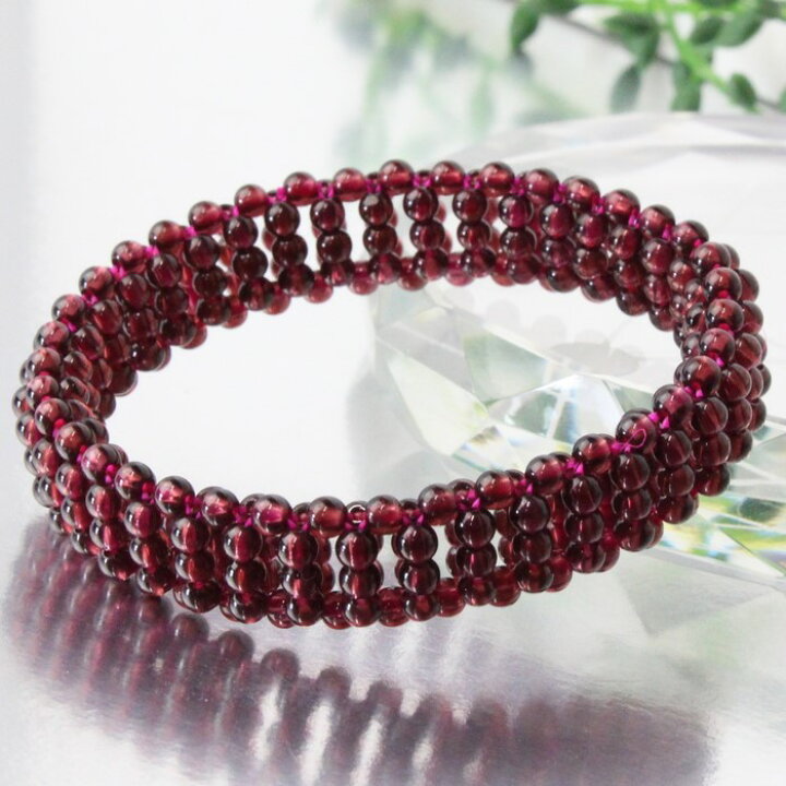 楽天市場】ガーネット ブレスレット｜ざくろ石 garnet ガーネット  