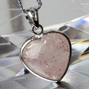 Xgx[NH[c y_gbStrawberry Quartz 䕐 Xgx[NH[c lbNX Pendant y_ggbv ؂񂾂 ˂ꂷ Necklace y_gbY fB[X  _