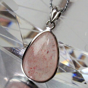 Xgx[NH[c y_gb䕐 Strawberry Quartz Xgx[NH[c lbNX Pendant ؂񂾂 ˂ꂷ y_ggbv Necklace y_gbY fB[X _A