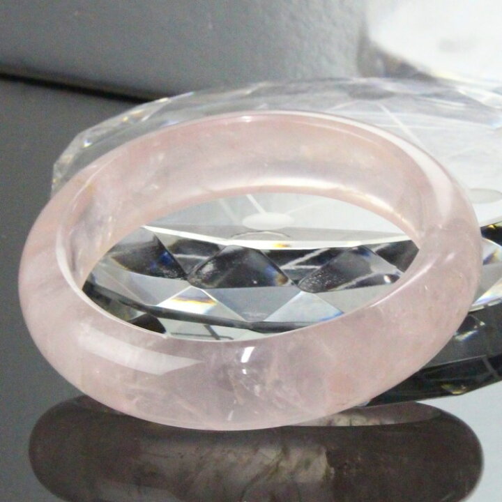 楽天市場】【一点物】ローズクォーツ バングル｜Rose Quartz 紅水晶 