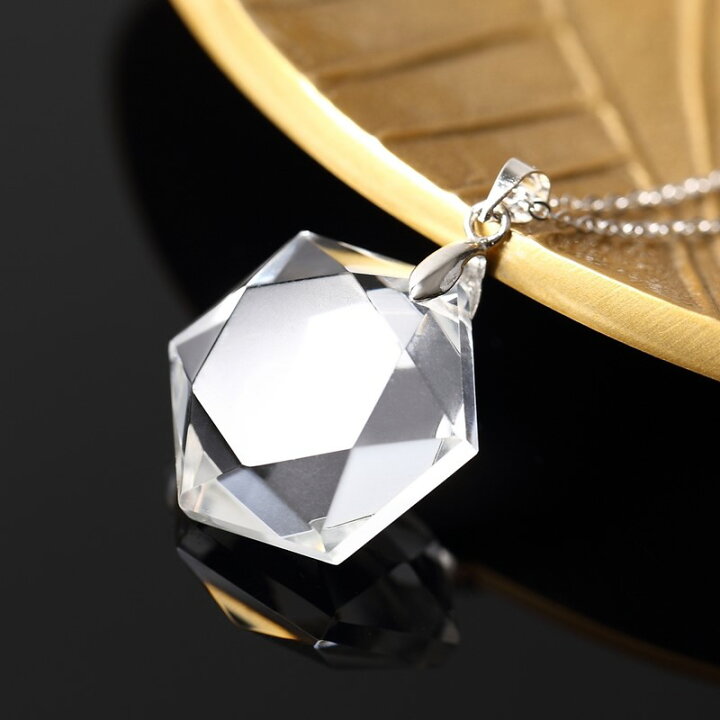 楽天市場】水晶 ネックレス 六芒星｜Crystal Quartz クリスタル 