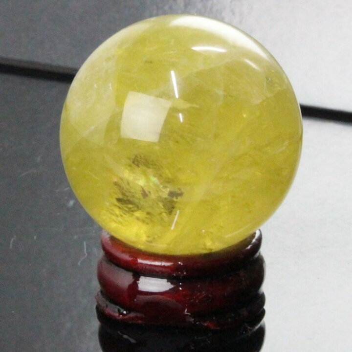 楽天市場】【40mm玉】 シトリン 丸玉｜シトリントパーズ Citrine 黄 