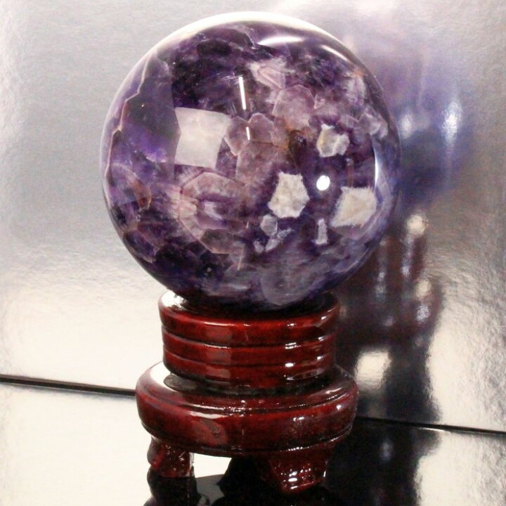 特大紫色水晶玉