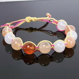 カーネリアン ブレスレット 天然石アクセサリー カーネリアン｜カーネリアン 紅玉髄 carnelian 【Bracelet 腕輪 ブレスレッド 手編み Breath Rosary マクラメ編み 】メンズ Men's レディース Ladies パワーストーン 天然石 海外直輸入価格 Power Stone Natural ｜