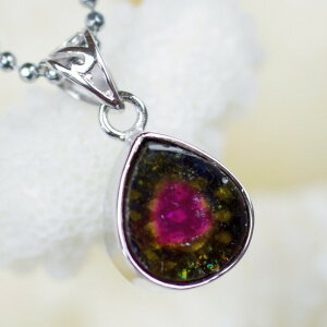 �E�H�[�^�[������ �g���}���� �y���_���g �V�R�΃l�b�N���X �E�H�[�^�[�������g���}�����b�E�H�[�^�[������ �g���}���� watermeron tourmaline �d�C�� �l�b�N���X �y���_���g �l�b�N���X Pendant Nec