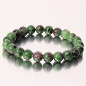 【限定 1点物 7mm玉】ルビーインゾイサイト ブレスレット｜Ruby Zoisite ルビーインゾイサイト ブレスレッド Bracelet ブレス バングル 数珠 腕輪 ブレスレット Bangle｜おすすめ パワーストーン ブレスレット 天然石 人気 ルビーインゾイサイト