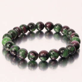 【限定 1点物 7mm玉】ルビーインゾイサイト ブレスレット｜Ruby Zoisite ルビーインゾイサイト ブレス バングル 腕輪 ブレスレッド Bracelet ブレスレット｜おすすめ パワーストーン ブレスレット 天然石 人気 ルビーインゾイサイト【ポイント割引商品】