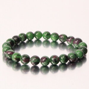 �y���� 1�_�� 7mm�ʁz���r�[�C���]�C�T�C�g �u���X���b�g�bRuby Zoisite ���r�[�C���]�C�T�C�g �u���X���b�g Bangle �u���X���b�h Bracelet �u���X �o���O�� ���� �r�ցb�����Y ���f�B�[�X �p���[�X