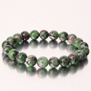 y 1_ 8mmʁzr[C]CTCg uXbgbRuby Zoisite AjCg r[ uXbh Bracelet uX oO  uXbgbY fB[X lC   V