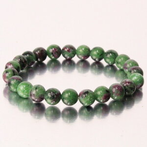 y 1_ 7mmʁzr[C]CTCg uXbgbRuby Zoisite r[C]CTCg uXbh Bracelet uX oO  uXbgb p[Xg[ uXbg 