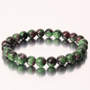 �y���� 1�_�� 7mm�ʁz���r�[�C���]�C�T�C�g �u���X���b�g�bRuby Zoisite ���r�[�C���]�C�T�C�g �u���X���b�h Bracelet �u���X �o���O�� ���� �r�� �u���X���b�g Bangle�b�p���[�X�g�[�� �u���X���b�g