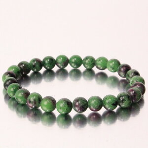 y 1_ 7mmʁzr[C]CTCg uXbgbRuby Zoisite AjCg r[ uXbg uXbh Bracelet uX oO bY fB[X  _ p[X