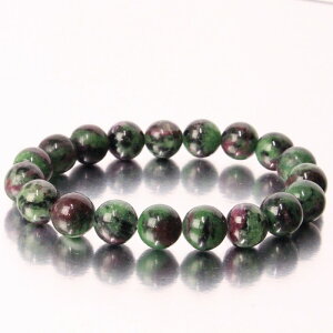 yI _ 10mmʁzr[C]CTCg uXbgbRuby Zoisite AjCg r[ uX oO  r uXbh Bracelet uXbg BanglebY fB[X p[X