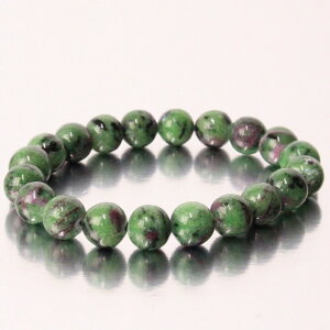 yI _ 10mmʁzr[C]CTCg uXbgbRuby Zoisite r[C]CTCg uX oO  r uXbh Bracelet uXbg BanglebVR uXbg p