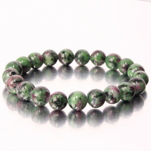 yI _ 10mmʁzr[C]CTCg uXbgbRuby Zoisite AjCg r[ uXbg Bangle uXbh Bracelet uX oO  rցb p[Xg[ u