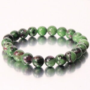 �y���I ��_�� 10mm�ʁz���r�[�C���]�C�T�C�g �u���X���b�g�bRuby Zoisite ���r�[�C���]�C�T�C�g �u���X���b�h Bracelet �u���X �o���O�� ���� �r�� �u���X���b�g Bangle�b�����Y ���f�B�[�X �l�C ��