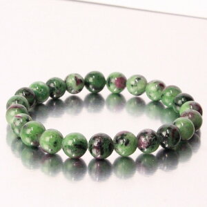 yI _ 10mmʁzr[C]CTCg uXbgbRuby Zoisite AjCg r[ uXbh Bracelet uX oO  uXbgbY fB[X lC  VR