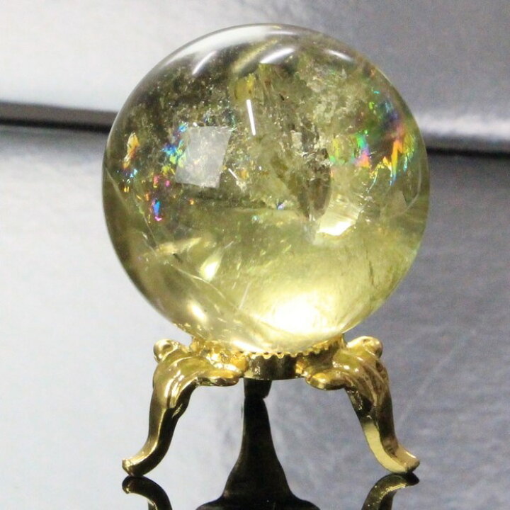 楽天市場】【34mm】シトリン 丸玉 黄水晶 Citrine シトロン シトリン 