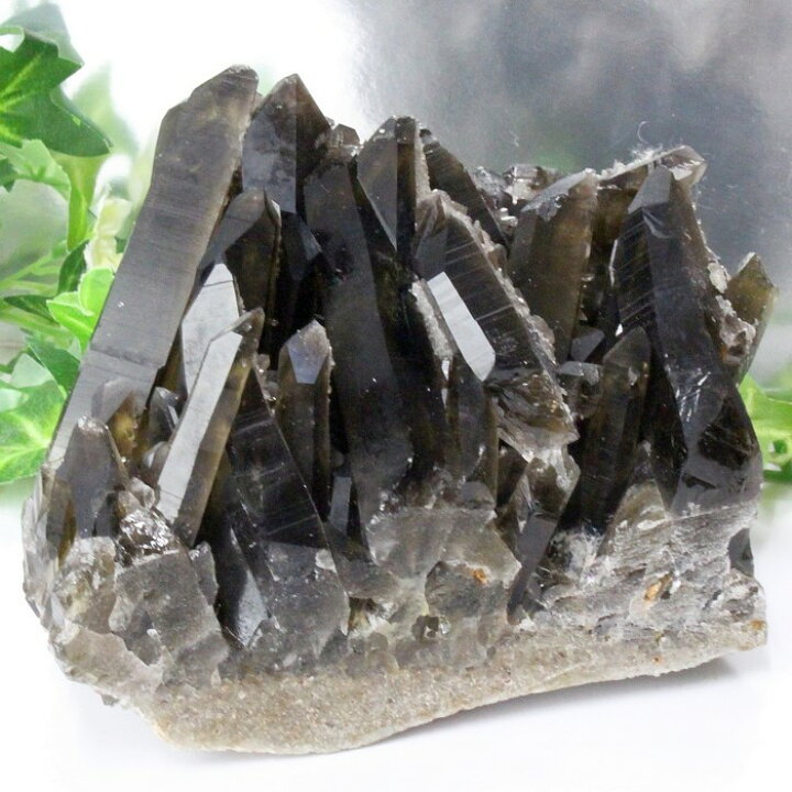 楽天市場】モリオン クラスター モリオン Morion 黒水晶 原石 Cluster 
