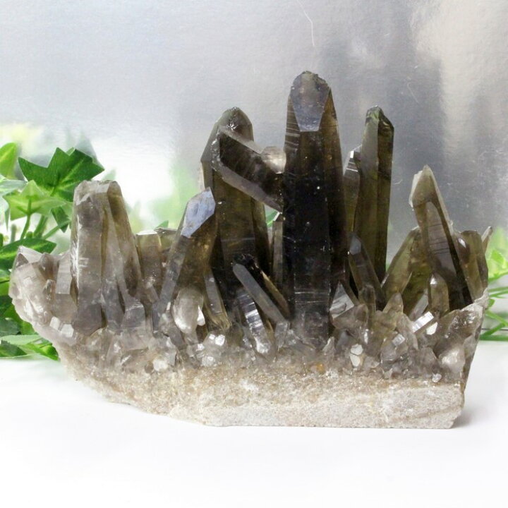 楽天市場】【厳選品質 一点物】モリオン クラスター 黒水晶 Morion 