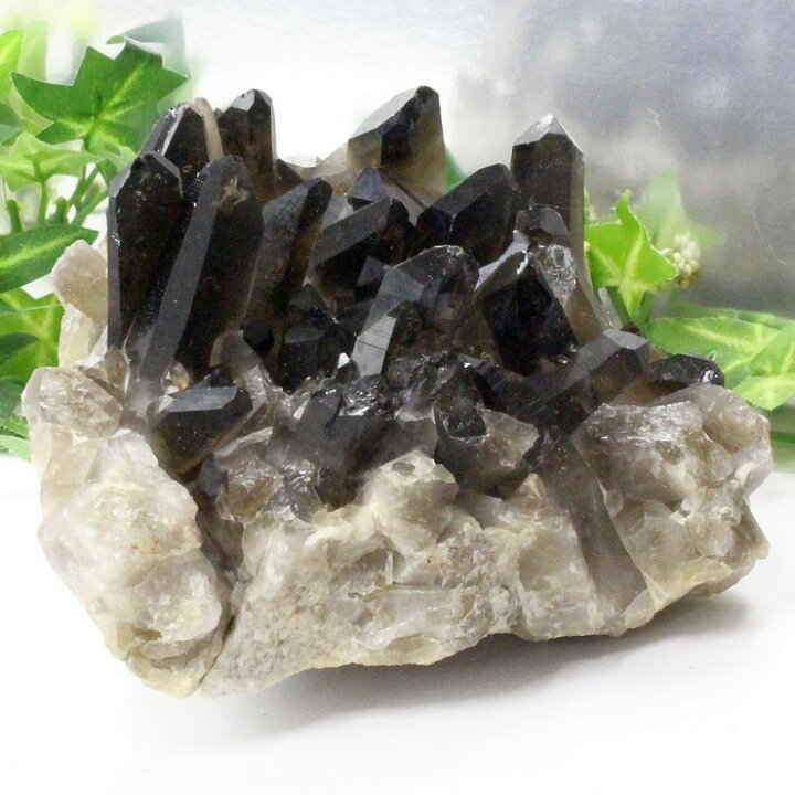 楽天市場】モリオン クラスター モリオン Morion 黒水晶 原石 邪気払い 