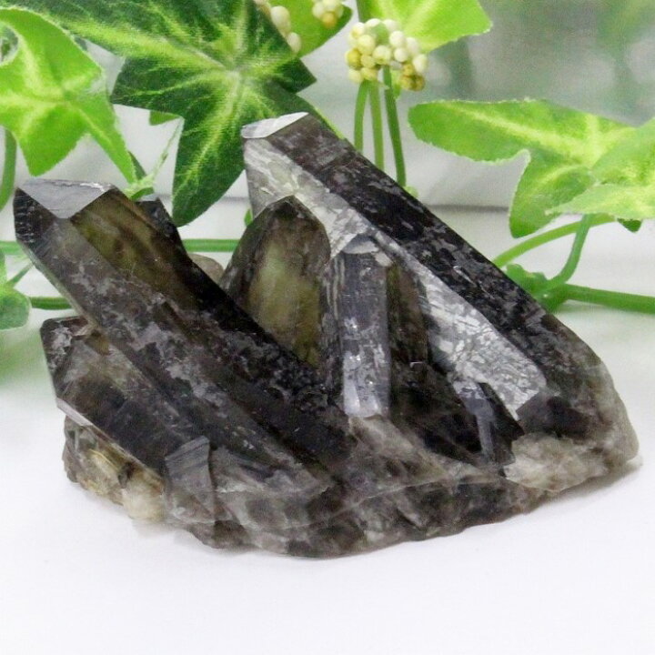 楽天市場】【レア 1点物】モリオン クラスター 黒水晶 Morion モリオン 