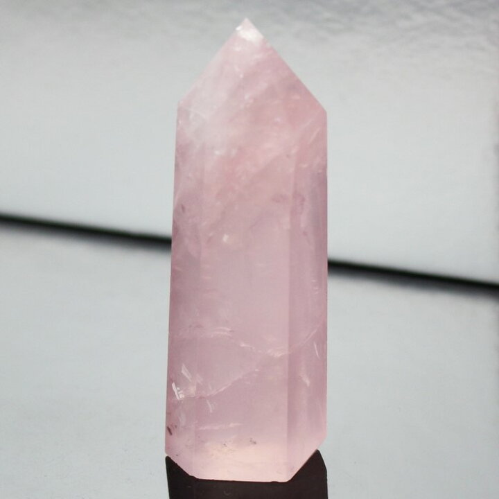 楽天市場】【レア 1点物】ローズクォーツ ポイント ピンク 紅水晶 Rose 