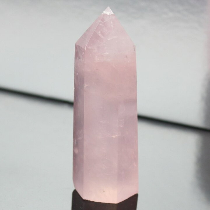 楽天市場】【レア 1点物】ローズクォーツ ポイント ピンク 紅水晶 Rose  