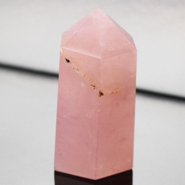 楽天市場】【一点物 現物】ローズクォーツ ポイント ピンク 紅水晶 