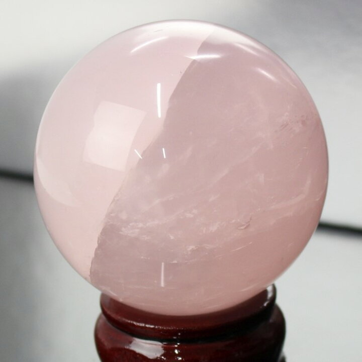 楽天市場】【70mm 一点物 現物】ローズクォーツ 丸玉 ピンク 紅水晶 