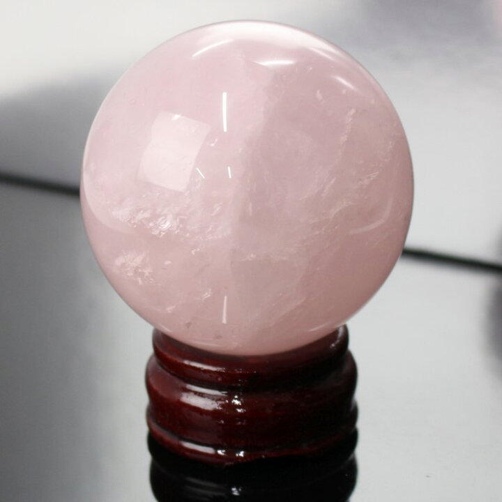 楽天市場】【69mm】ローズクォーツ 丸玉 ピンク 紅水晶 Rose 