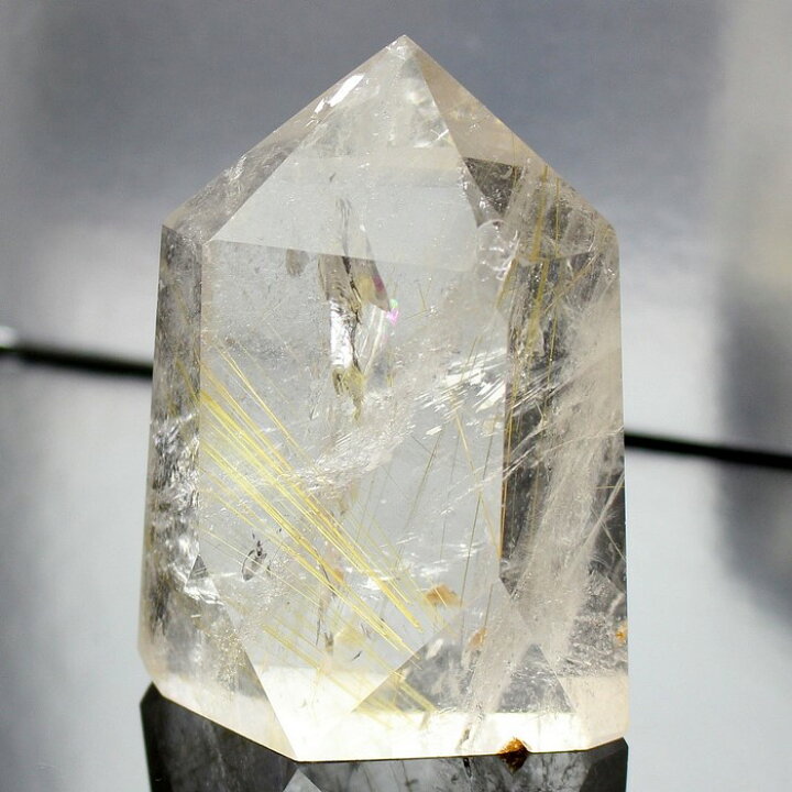楽天市場】ルチルクォーツ ポイント rutile quartz 金針水晶 ルチル 