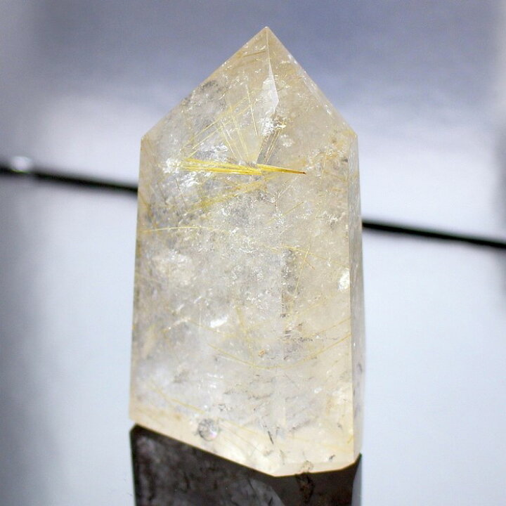 楽天市場】ルチルクォーツ ポイント rutile quartz 金針水晶 ルチル 