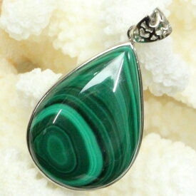 【天然石 ペンダントトップ 大粒】マラカイト ペンダント 孔雀石 Malachite マラカイト ネックレス ペンダントトップ Pendant マラカイトペンダント おすすめ パワーストーン ペンダント 天然石 人気 マラカイト