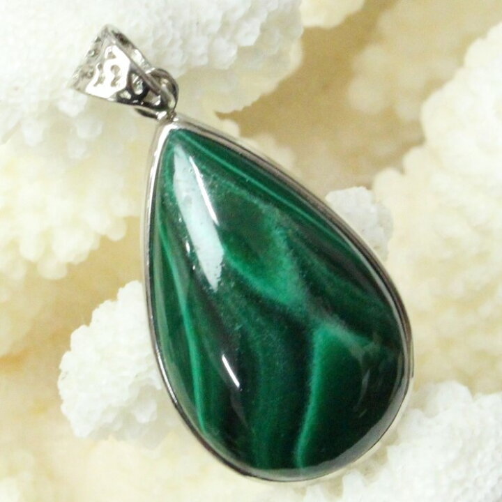 楽天市場】マラカイト ペンダント Malachite 孔雀石 マラカイト 