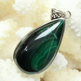 マラカイト ペンダント 孔雀石 Malachite マラカイト ネックレス ペンダントトップ ぺんだんと Pendant マラカイトペンダント 天然石 ネックレス パワーストーン 限定 一点物 マラカイト