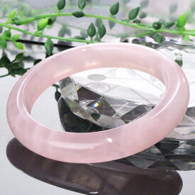 【限定 一点物】ローズクォーツ バングル 紅水晶 ピンク Rose Quartz ローズクォーツ ブレスレット バングル Bracelet 腕輪 ローズクォーツバングル パワーストーン バングル 天然石 メンズ レディース 人気 ローズクォーツ