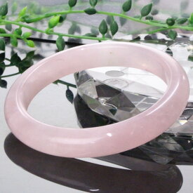 【厳選品質 一点物】ローズクォーツ バングル ピンク 紅水晶 Rose Quartz ローズクォーツ ブレスレット Bangle バングル 腕輪 ローズクォーツバングル 天然石 バングル パワーストーン 限定 一点物 ローズクォーツ