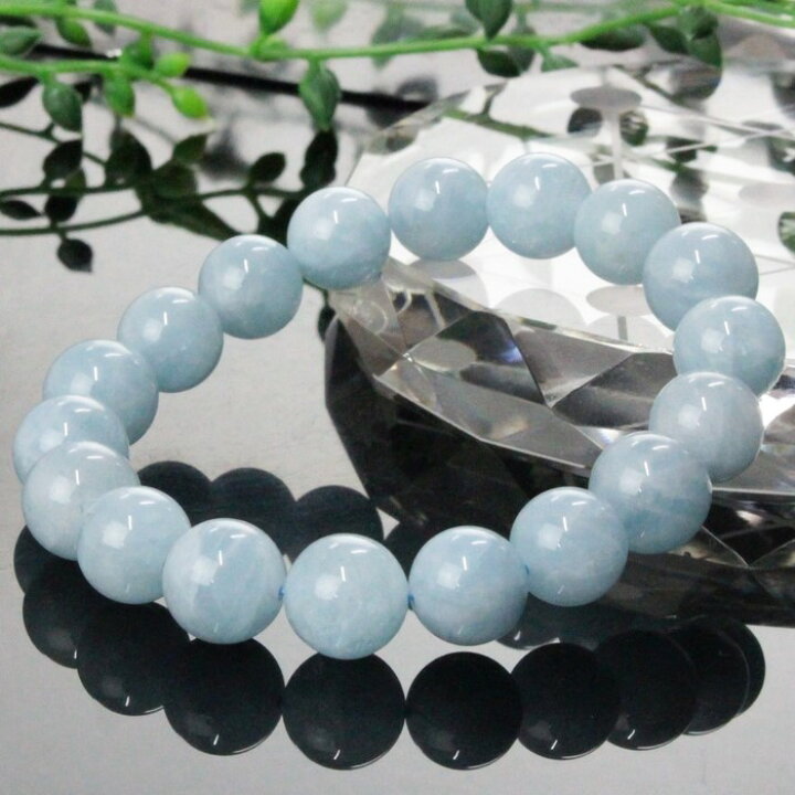 楽天市場】【厳選 一点物 10mm】アクアマリン ブレスレット Aquamarine 