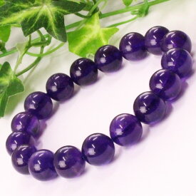 【厳選 一点物 11mm】アメジスト ブレスレット アメシスト Amethyst 紫水晶 アメジスト ブレスレット Bracelet ブレスレッド 腕輪 アメジストブレスレット パワーストーン ブレスレット 天然石 メンズ レディース 人気 アメジスト