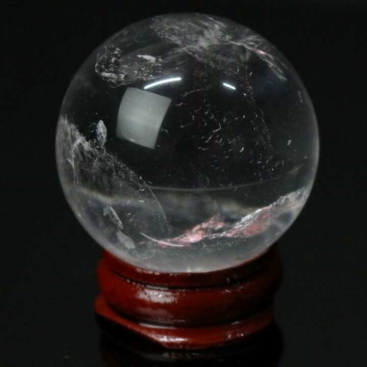 楽天市場】【40mm】天然 水晶玉 水晶 丸玉 ロッククリスタル Crystal 