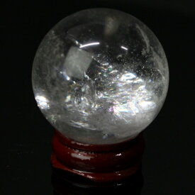 【厳選品質 透明度が高品質の証 42mm】天然 水晶玉 水晶 丸玉 すいしょう ロッククリスタル クォーツ 水晶 原石 球体 置物 台座 水晶球 浄化 魔除け お守り 浄化用水晶 天然水晶 天然石 置物 人気 おすすめ パワーストーン 一点物 天然 水晶玉