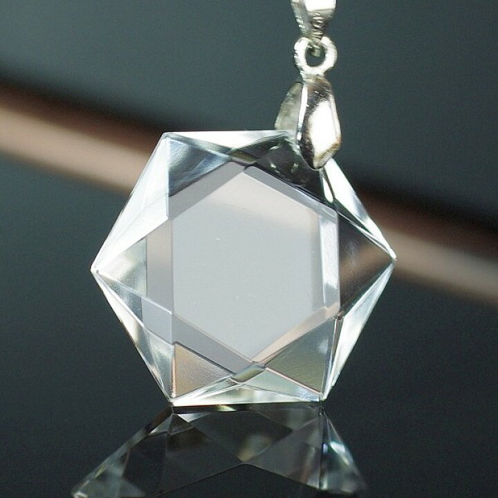 楽天市場】水晶 ペンダント 六芒星ネックレス｜Crystal Quartz  